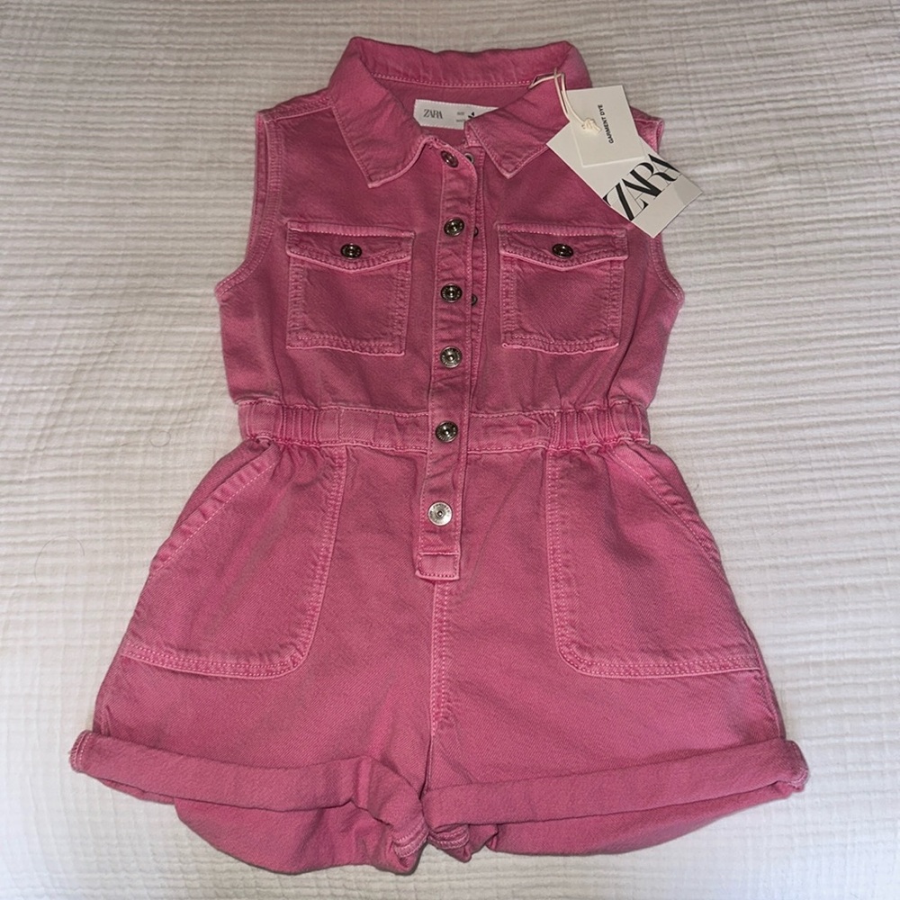 Kids Zara Button Up Sleeveless Jumper